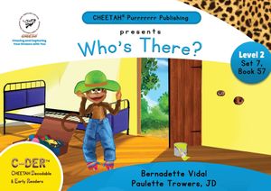 C-DER (Cheetah Decodable & Early Readers) Set 7, Book 57, Who's There? image number 0