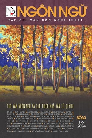 Tạp Ch&iacute; NG&Ocirc;N NGỮ SỐ 33 (1 th&aacute;ng 9 năm 2024 - groundwood paper) image number 0