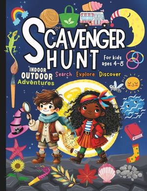 Scavenger Hunt for Kids Ages 4-8: Find and Seek Scavenger Hunt Book for Kids Indoor and Outdoor Activities for Road Trips, Parks, Sky Observations, Ou image number 0