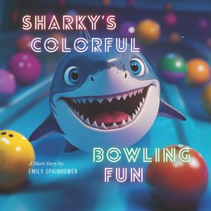 Sharky's Colorful Bowling Fun - Best Childrens book for ages 0-3, 3-5, 4-6, 6-8. Best sellers fun cute books for kids, toddlers, boys and girls. Read image number 0