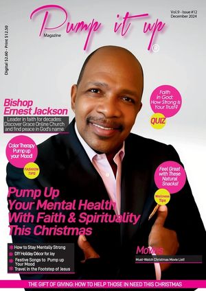 Pump It Up Magazine: Bishop Ernest Jackson & Grace Online Church -Breaking the Silence on Mental Health in Churches image number 0