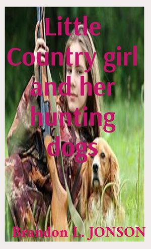 Little Country girl and her hunting dogs image number 0