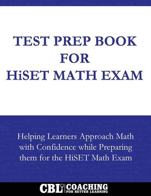 Test Prep Book For HiSET Math Exam image number 0