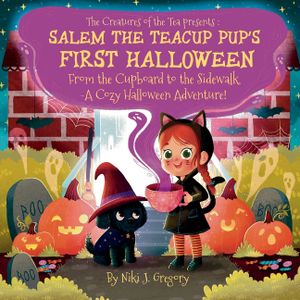 Salem the Teacup Pup's First Halloween: From the Cupboard to the Sidewalk-A Cozy Halloween Adventure! image number 0