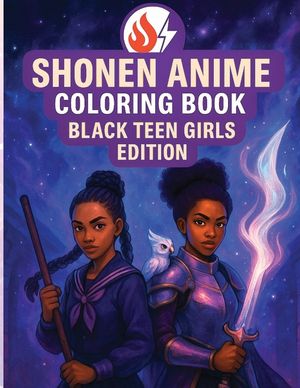 Shonen Anime Coloring Book: Black Teen Girls Edition image number 0