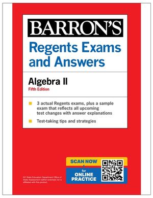 Regents Exams and Answers: Algebra II, Fifth Edition (Barron's New York Regents) image number 0