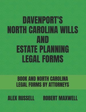Davenport's North Carolina Wills And Estate Planning Legal Forms image number 0