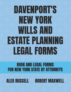 Davenport's New York Wills And Estate Planning Legal Forms image number 0