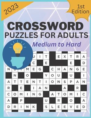 Crossword Puzzles for Adults: Crossword Books for Seniors image number 0