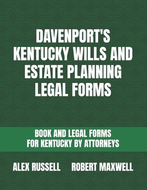Davenport's Kentucky Wills And Estate Planning Legal Forms image number 0