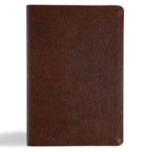 CSB Oswald Chambers Bible, Brown Bonded Leather: Includes My Utmost for His Highest Devotional and Other Select Works by Oswald Chambers image number 0