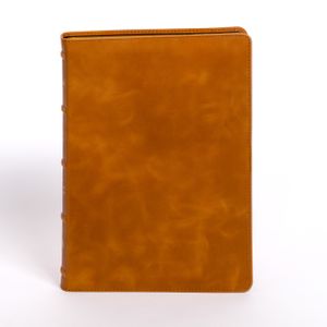 NASB Large Print Thinline Bible, Holman Handcrafted Edition, Marbled Chestnut Premium Calfskin image number 0