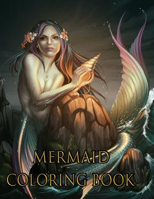 Mermaid Coloring Book: Mermaid Adult Acoloring Book: image number 0