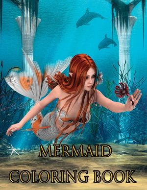 Mermaid Coloring Book: MERMAID COLORING BOOK:50 Beautiful Mermaid Designs image number 0