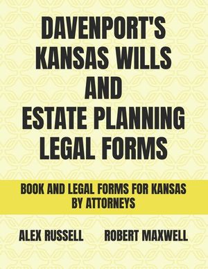 Davenport's Kansas Wills And Estate Planning Legal Forms image number 0