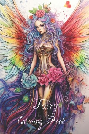 Fairy Fantasy Coloring Book for Adults image number 0