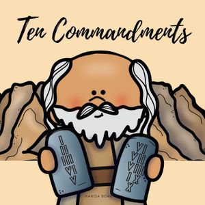 Ten Commandments For Kids: Ten Commandments Picture Book for Catholic Children image number 0