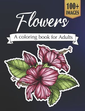 Flowers A coloring book for adults image number 0