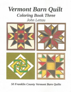 Vermont Barn Quilt: Coloring Book image number 0