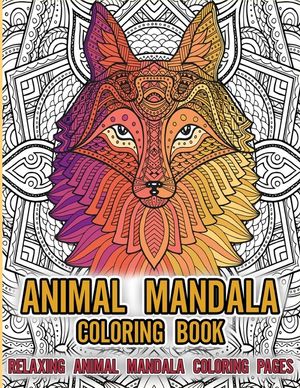 Animal Mandala Coloring Book: Relaxing Animal Mandala Coloring Book image number 0