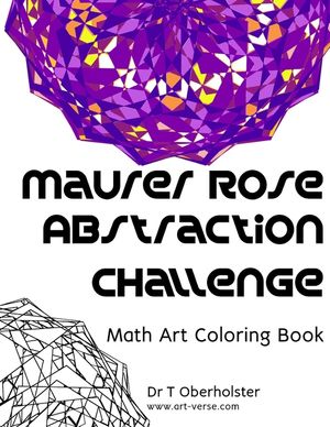 Maurer Rose Abstraction Challenge: Math Art Coloring Book image number 0