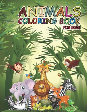 Animals Coloring Book For Kids: Awesome coloring book For Kids image number 0