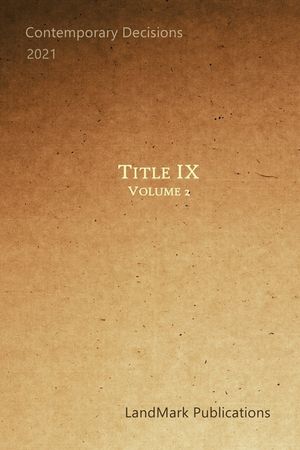 Title IX: Volume 2 image number 0
