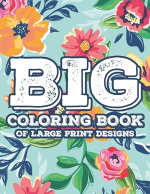 Gorgeous Large Print Coloring Books Scene for Your Screen