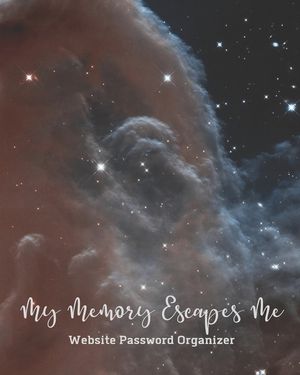 My Memory Escapes Me Website Password Recorder: Hubble Outer Space Horsehead Nebula Night Sky Cover Track Site Login Account Information image number 0