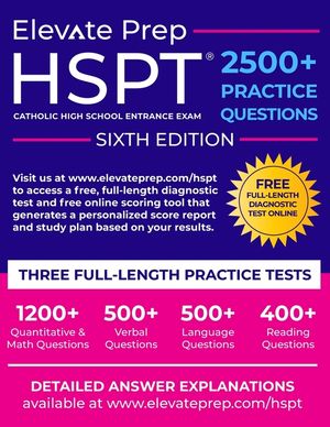 HSPT: 2500+ Practice Questions image number 0