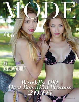Mode Lifestyle Magazine World's 100 Most Beautiful Women 2016: 2020 Collector's Edition - Liz & Julia Nolan image number 0