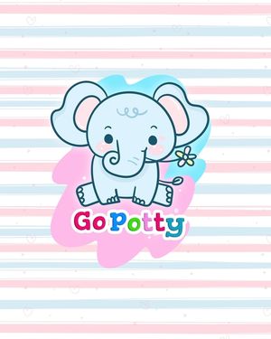Going Potty: Potty Training Chart for Boys, Toilet Routine Training Reward Chart image number 0