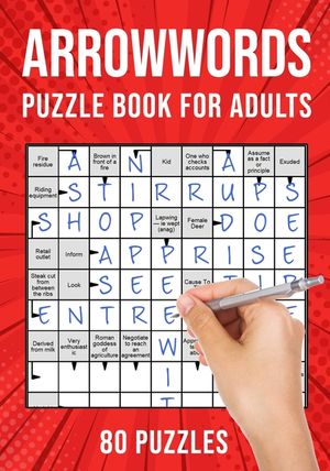 Arrowwords Puzzle Books for Adults: Arrow Words Crossword Activity Book 80 Puzzles (UK Version) image number 0