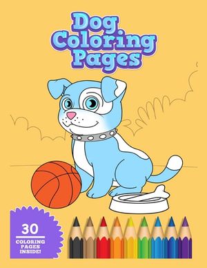 Dog Coloring Pages: Cute Dog coloring Book image number 0