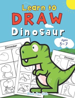 Dinosaur Learn to Draw book for kids Ages 5-7 image number 0