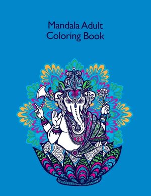 Mandala Adult Coloring Book: Coloring Book "50 cool animals" with a fun, easy and relaxing design image number 0