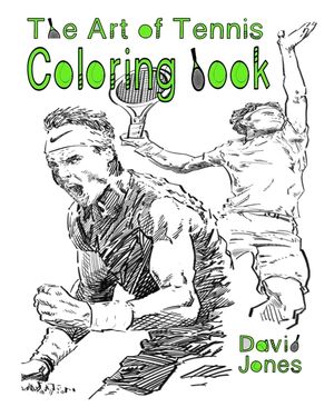 The Art of Tennis Coloring Book image number 0