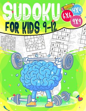 Sudoku for kids 9-12: 200 Sudoku Puzzles for Childen 9 to 12 with Solutions - Increase Memory and Logic image number 0