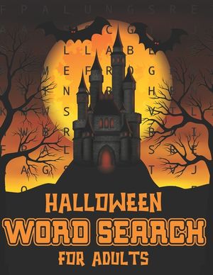 Halloween Word Search For Adults: Halloween Word Search Large Print Puzzle Book Fun For Adults image number 0