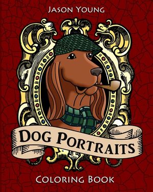 Dog Portraits Coloring Book: Dog Coloring Books for Adults image number 0