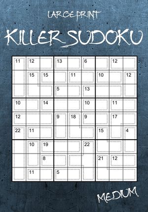 Large Print Medium Killer Sudoku: 100 Sumoku Puzzles - Sudoku Variety Puzzle Book image number 0