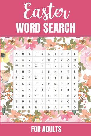 Easter Word Search for Adults: Christian Crossword for Adults Cross Words Puzzle Book Word Search Large Print image number 0