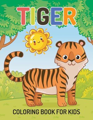 Tiger coloring book for kids: Fantastic Tiger Book for Kids image number 0