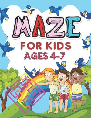 Maze for Kids Ages 4-7: A challenging and fun maze for kids by solving mazes image number 0