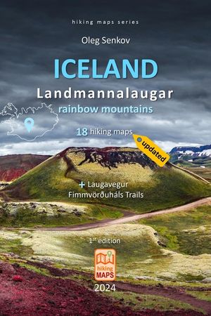 ICELAND, Landmannalaugar rainbow mountains, hiking maps image number 0