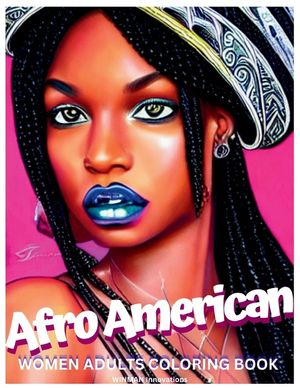 Afro American Women Adults Coloring Book image number 0