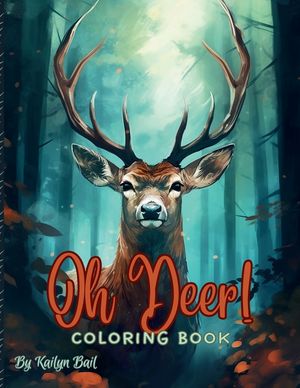 Oh Deer! Realistic Coloring Book image number 0