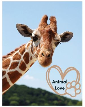 Animal Love: A picture book for Seniors with dementia or Alzheimer's patients. Cute photos of animals with uplifting quotes in larg image number 0