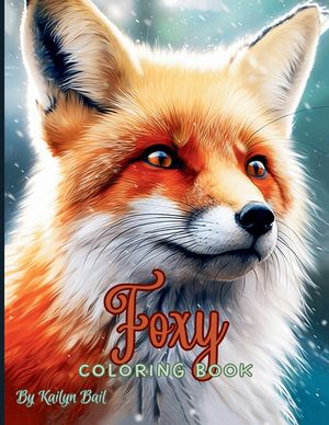 Foxy Realistic Fox Coloring Book image number 0