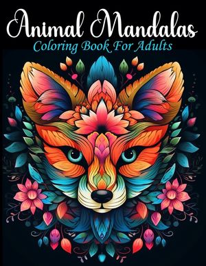 Animal Mandalas: Coloring Book For Adults image number 0